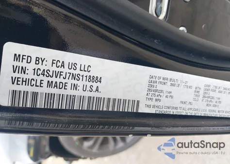 2022 Jeep Grand Wagoneer Series Ii Obsidian 4X4 from USA, damaged, VIN 1C4SJVFJ7NS118884